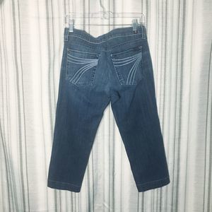 7 For All Mankind Dojo Capri Jean 31